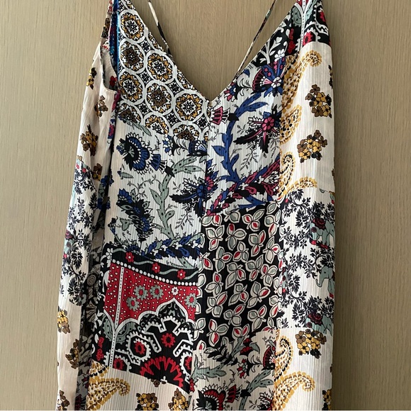 Zara patchwork printed jumpsuit - Picture 3 of 6